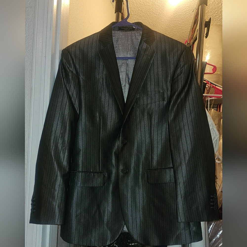 Imani Uomo Designed In Italy Black Men's Jacket Small